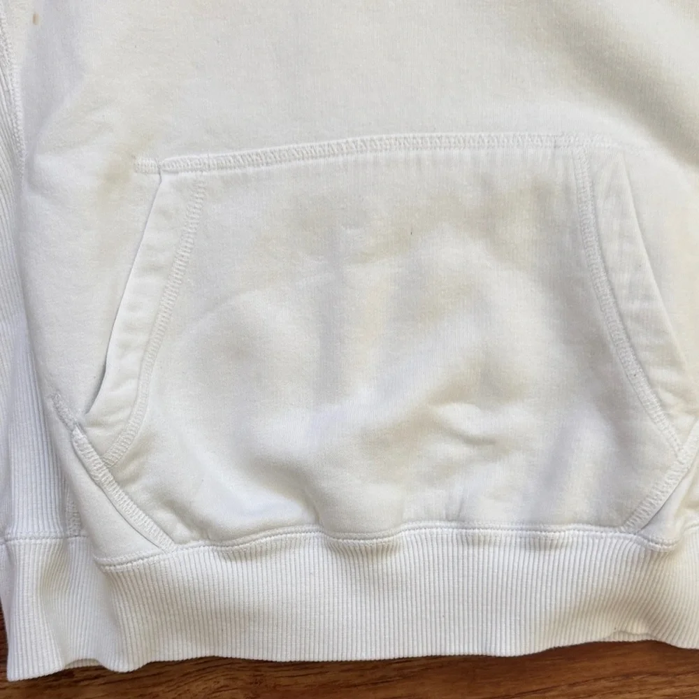 Nike white Hoodie with Black Logo